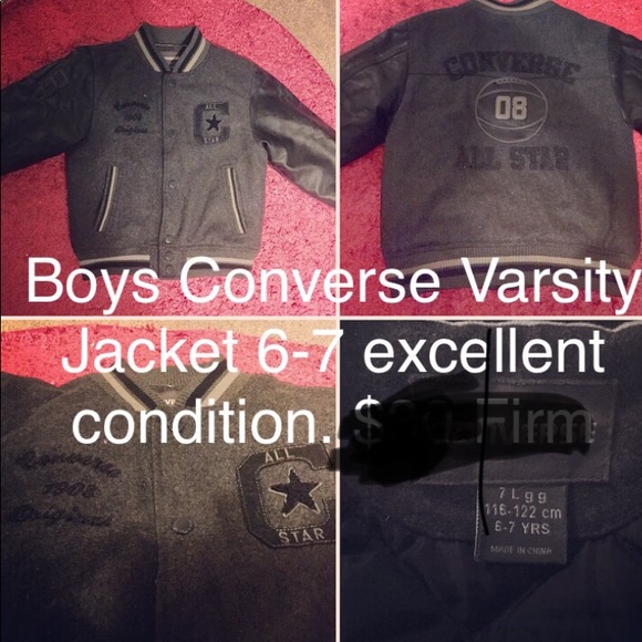 Converse Varsity Jacket Boys 6-7 - Picture 5 of 5